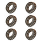 6X ZGZ L44643 L44610 Tapered Roller Bearing Set Wheel Axle Mower Fork Harley