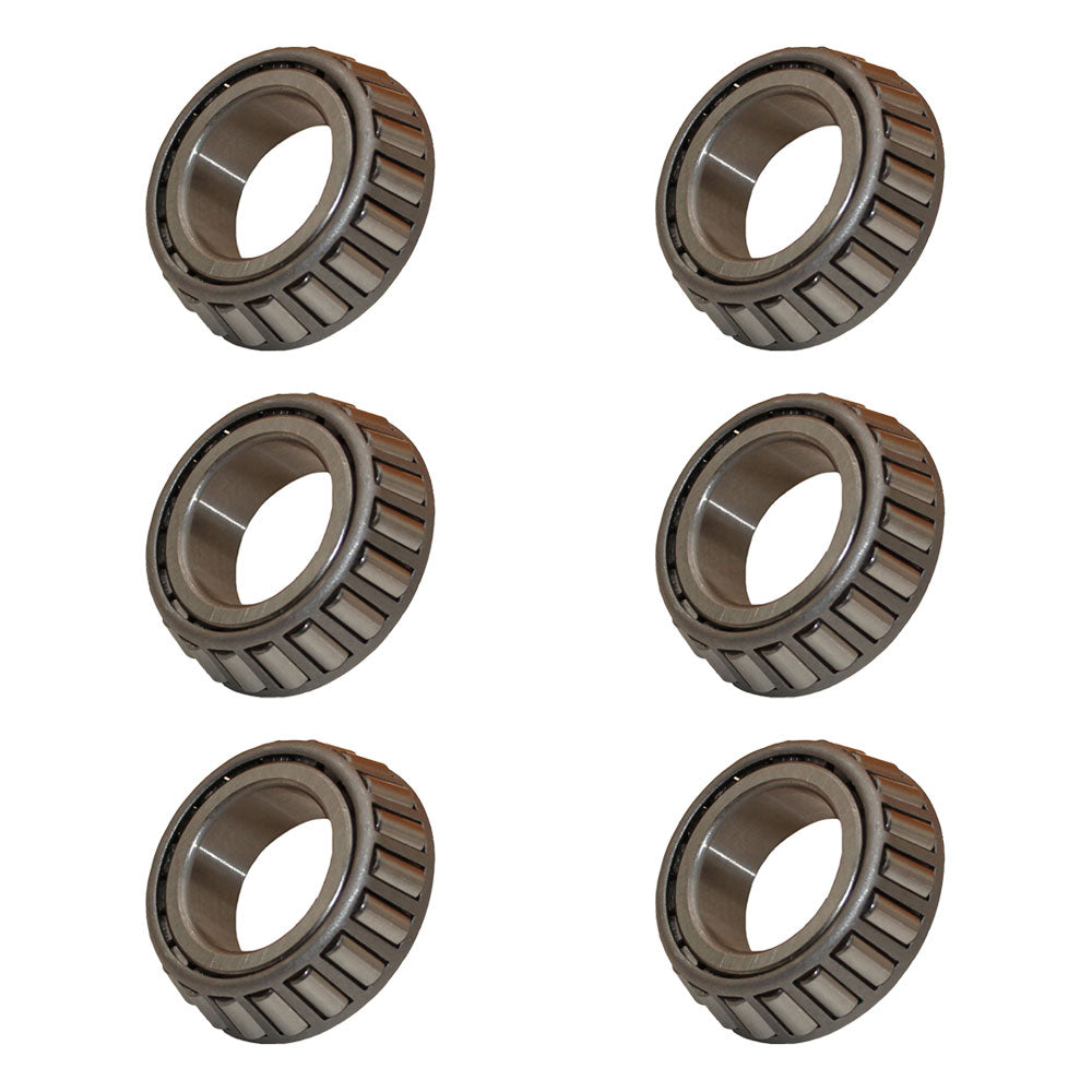 6X ZGZ L44643 L44610 Tapered Roller Bearing Set Wheel Axle Mower Fork Harley