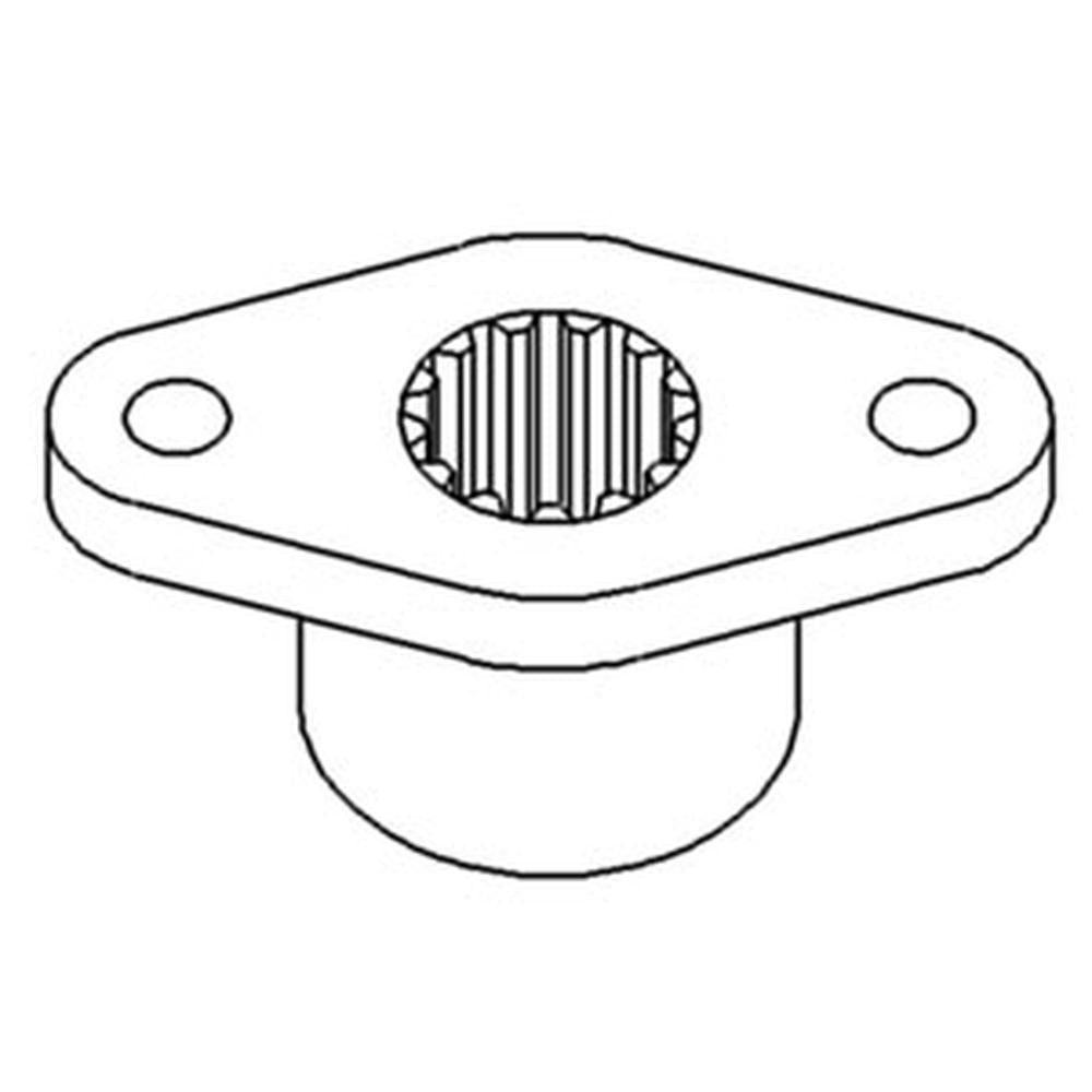 Front Hydraulic Pump Drive Flange Fits Ford Replaces L78-13