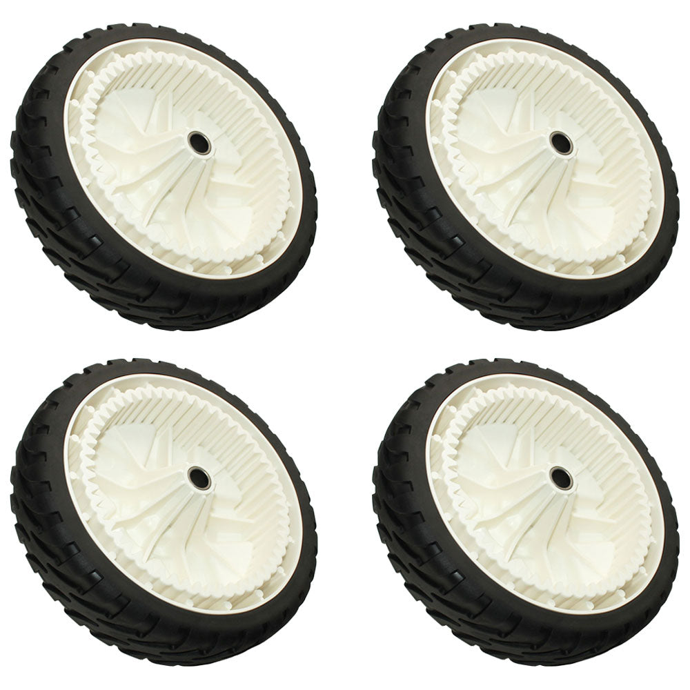 (4) Wheel Set Fits Toro 119-0311 115-2878 137-4832 115-2877 115-2894 137-4833