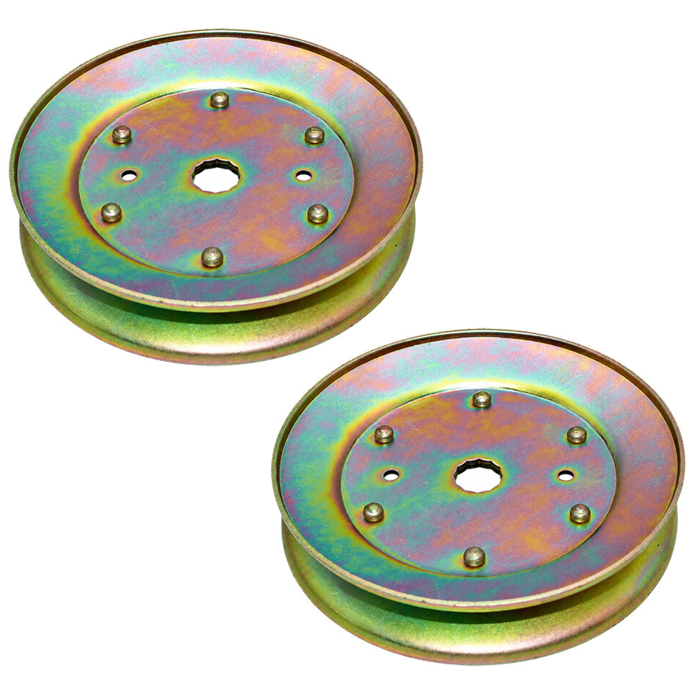 Set of (2) Fits Craftsman 42" 50" 54" Mower Deck Pulley 532153535