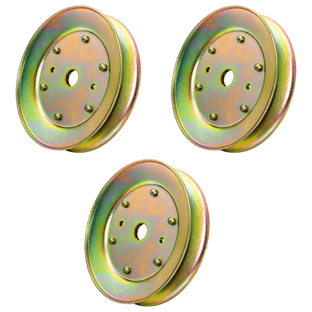 Qty 3: Drive Pulleys Fits Poulan Replaces 532129861