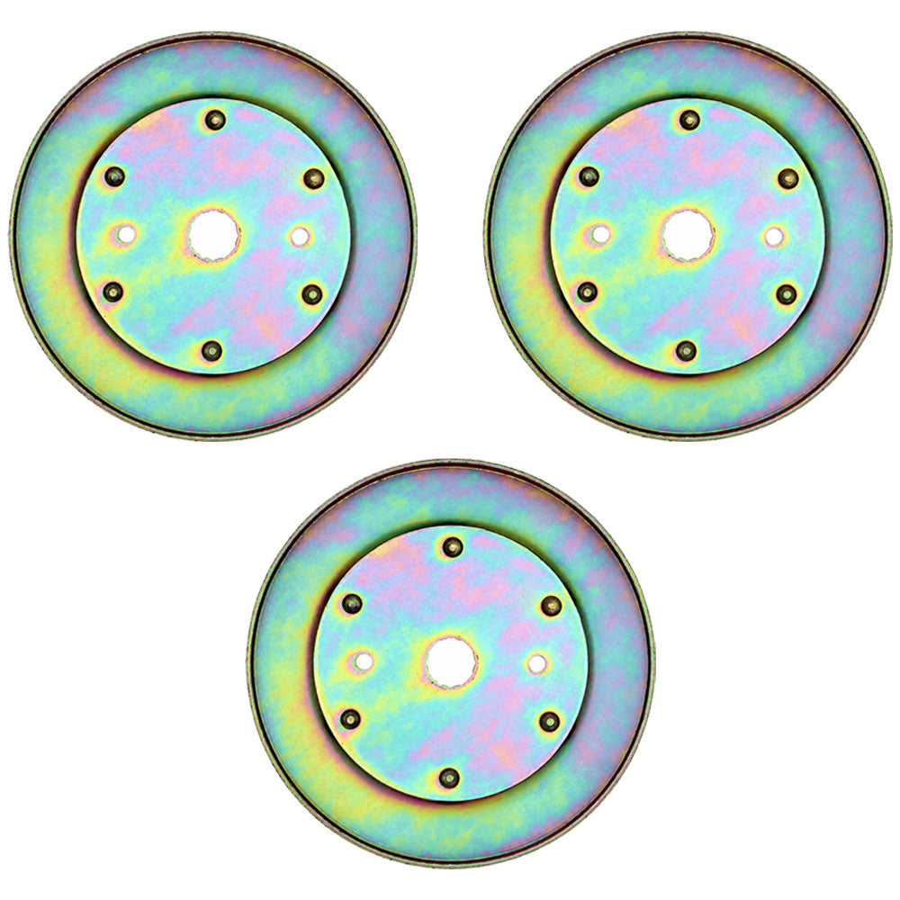 Qty 3: Drive Pulleys Fits Dixon Replaces 44-370