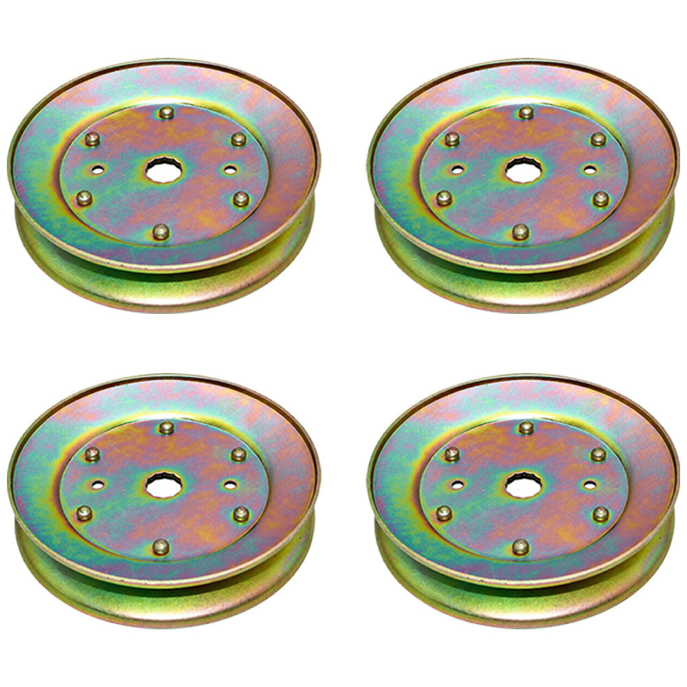 Qty 4: Spindle Pulleys Fits Poulan Replaces 532129861