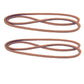 2PK 157" 1/2" Deck Belt Fits Craftsman, Simplicity, Snapper 7103789YP 7103789