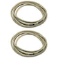 Qty 2: Belt Fits Massey Ferguson Replaces Lawn & Garden Belts Made With Aramid