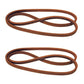 Two 1093388 Pump / Drive Belts Fits Exmark Lazer Z Mowers Advantage X AS E S