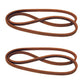 Two (2) Pump Drive Belts 109-8069 Fits Exmark Lazer Z Series X Z Quest 1093388
