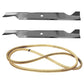 46" Lawn Tractor Deck Blade & Belt Kit for Sears YTS 3000 405830 405143