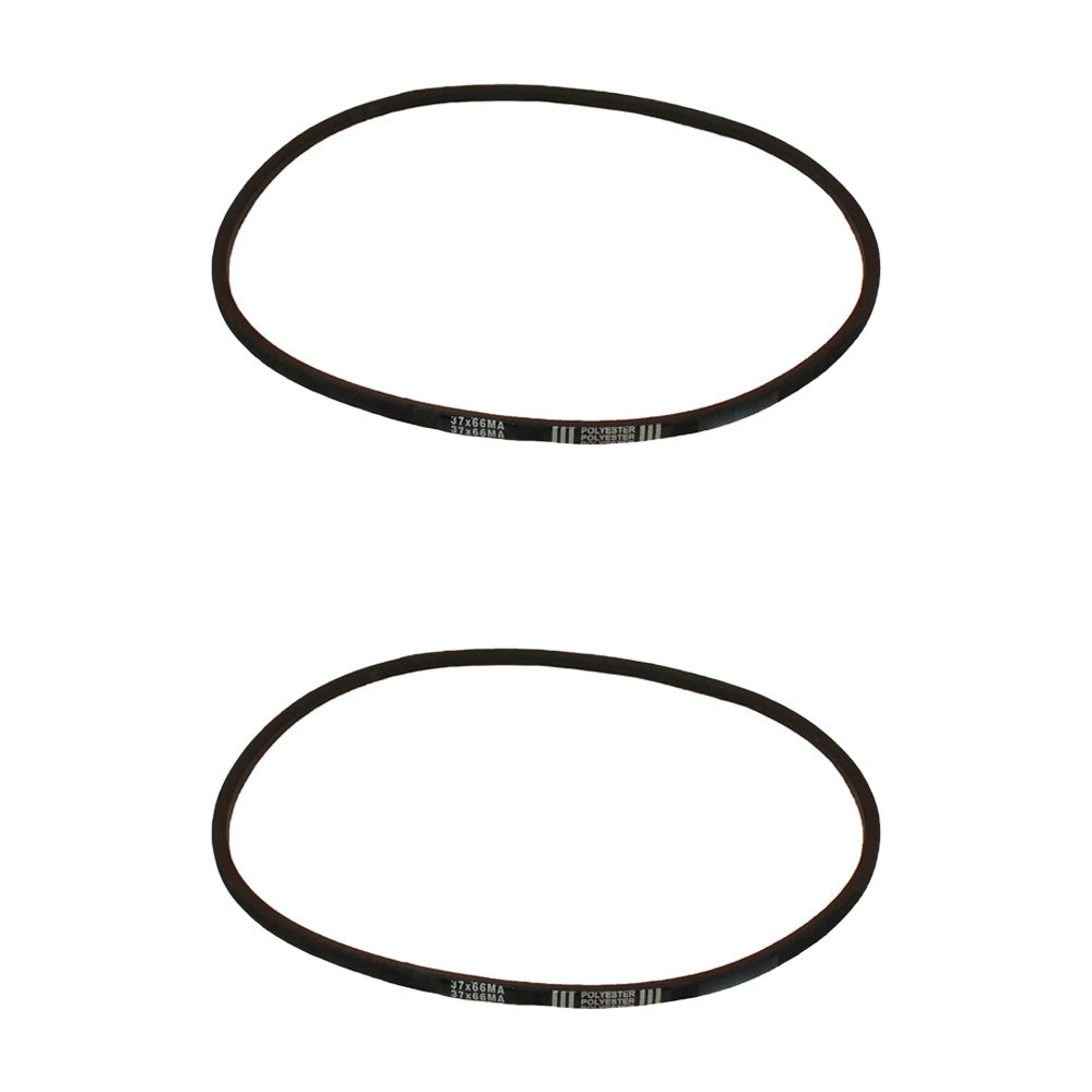 2 Belts Fits Murray Tractor 46" Deck Secondary Belt 37X66 037X66MA