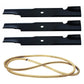 Belt & Blades Kit Fits MTD Replaces 954-04329A