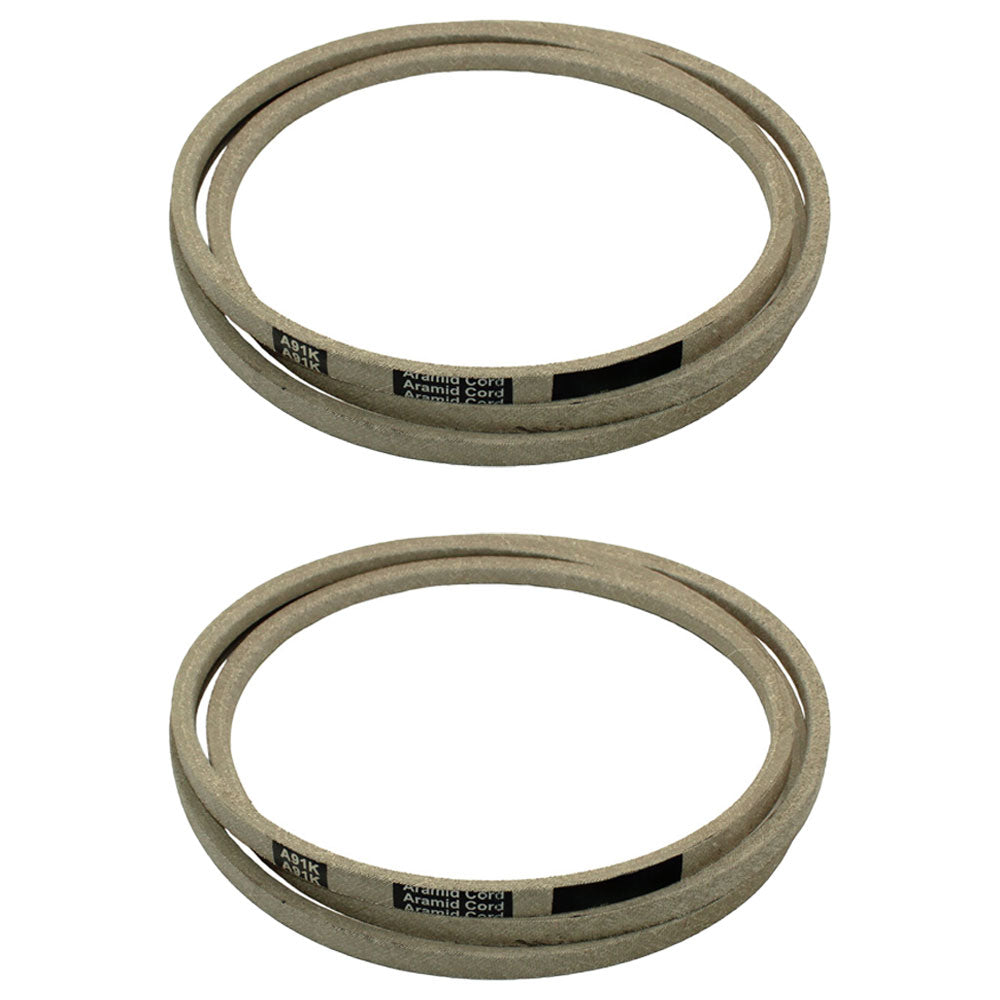 Qty 2: Belt 
 Fits AYP Replaces 130969 Made with Aramid