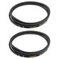 2 PK Lawn Mower Belts Fits Craftsman 144959 138255 130801 532144959 532138255