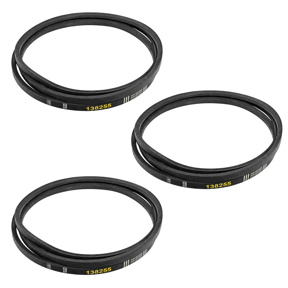 Qty. 3: Drive Belts Fits Universal Products Replaces 130801DC