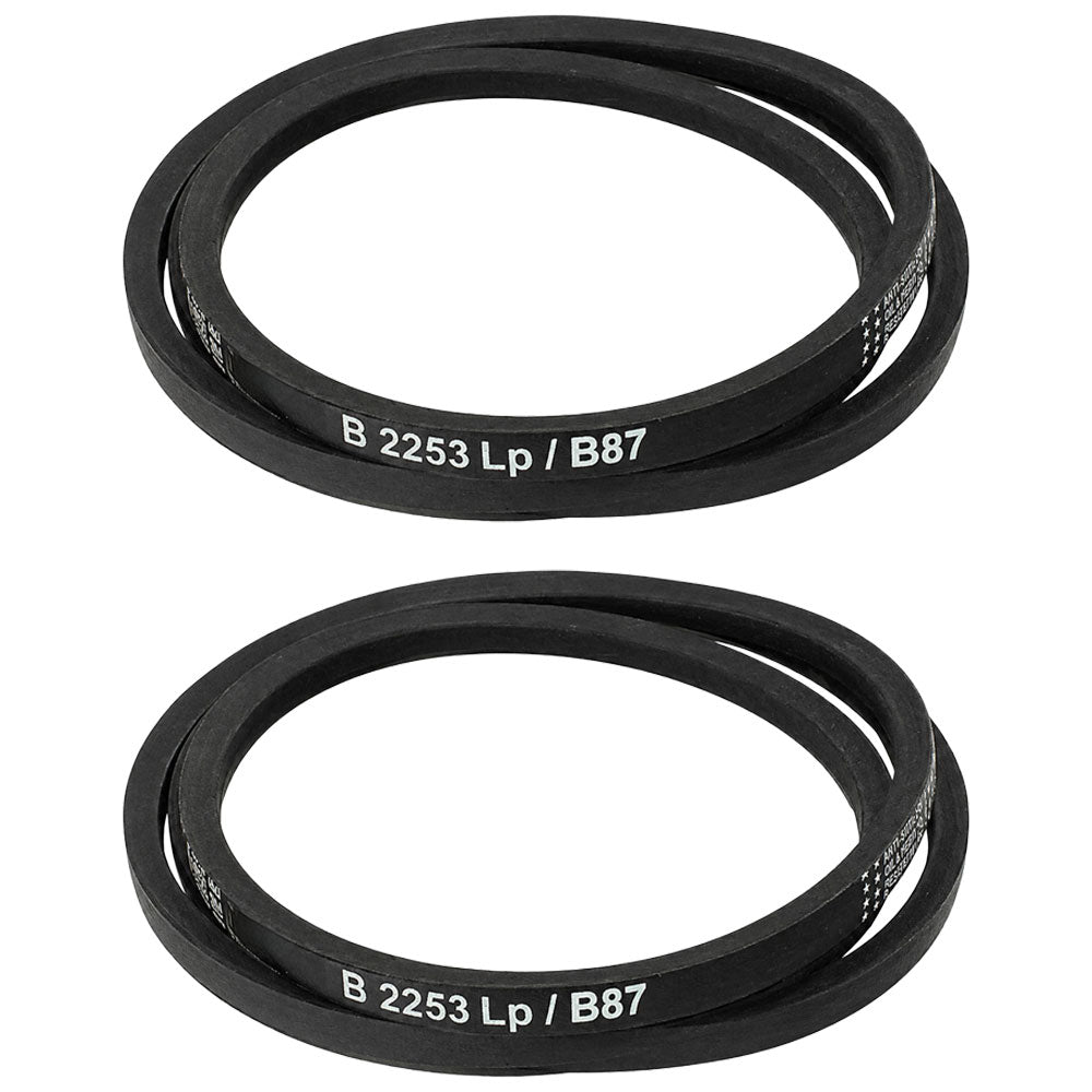 2PK Raptor Belt Fits Craftsman Fits Poulan  Fits Husqvarna 174368 (5/8"x90")