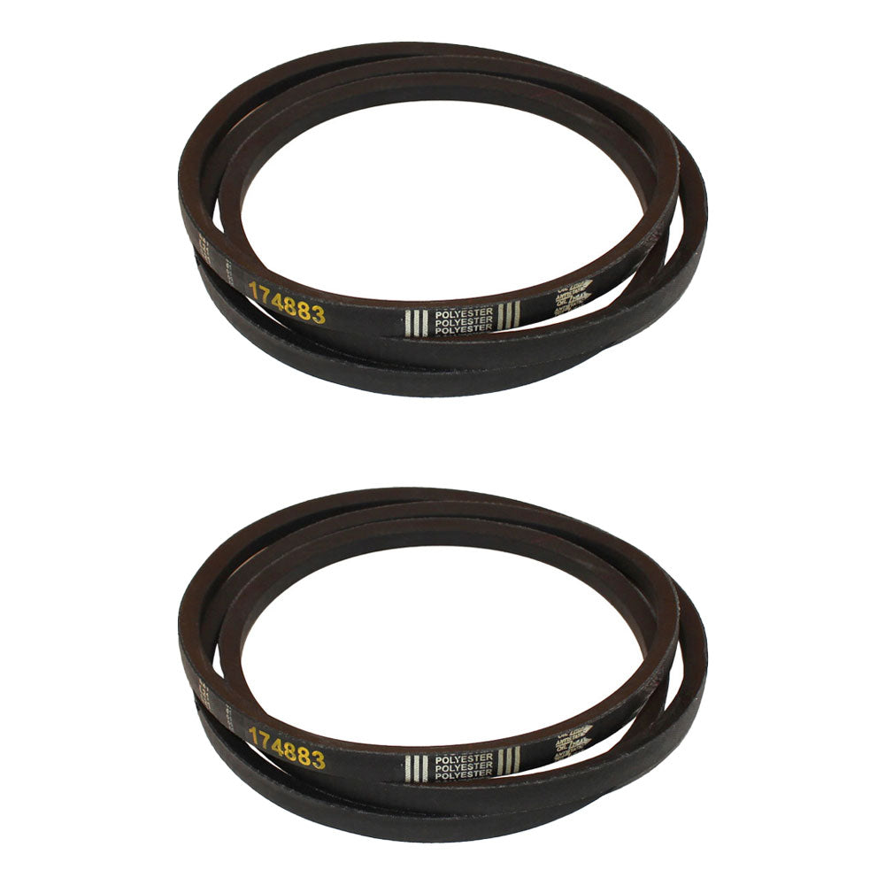 Qty 2: Belt Fits Cub Cadet Replaces 754-3051A