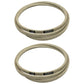Qty 2: Traction Drive Mower Belt - 1/2" x 108"
 Fits Hustler Replaces 607059