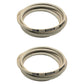Qty 2: Mower Deck Belt Fits Universal Products Replaces 4LK1400 Made With Aramid