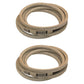 Two New 7234600 B107234600 PTO to Deck Belt 5/8" x 134.9" Thickness 0.415"