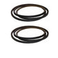 2 Made With Aramid Deck Belt Fits Kubota K5647-34710 K5647-34711 K564734711 60"