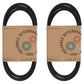 Two Deck Drive Belts For MURRAY 40" 42" Cut Lawn/Garden Tractor 1989+ Side Disch