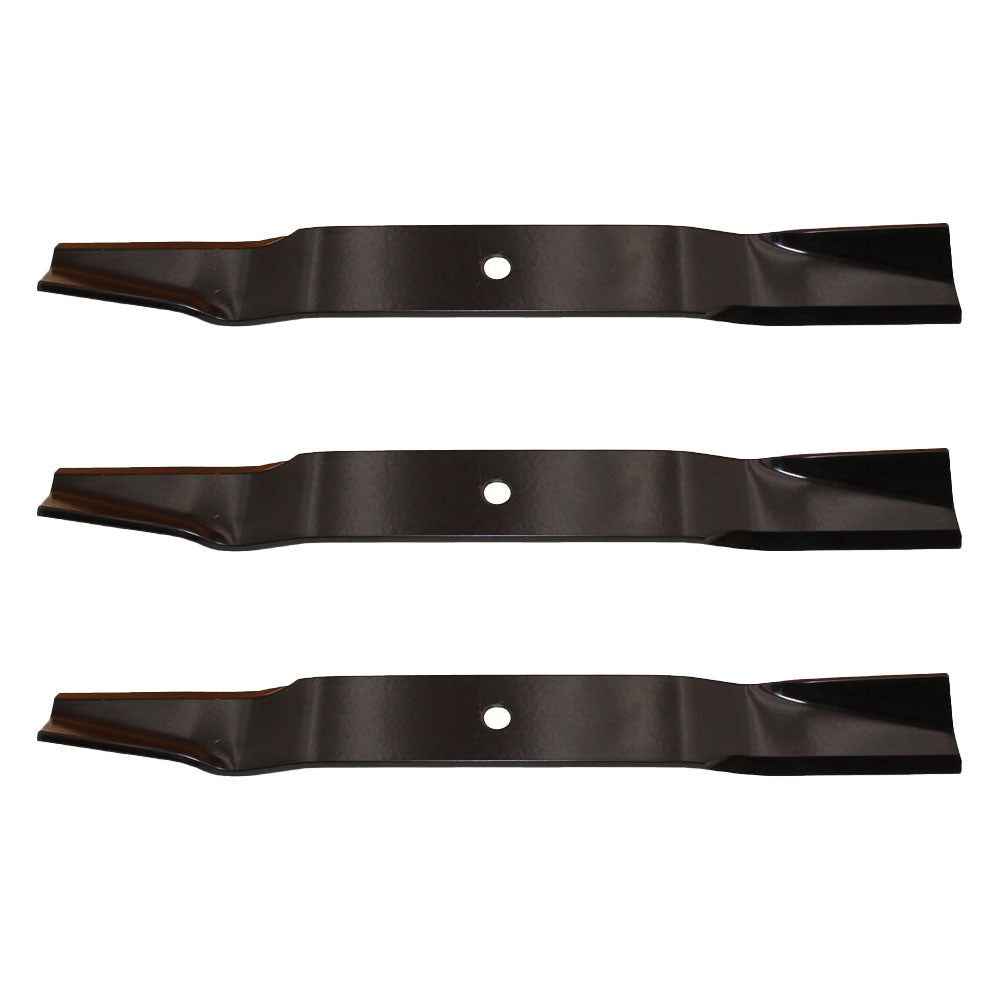 52" Set (3) 3380 Lawn Mower Blade Fits Grasshopper 320237 320239 1/2" CH