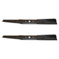 Set of (2) High Lift Mower Blades Fits Cub Cadet Fits MTD Fits Troy-Bilt