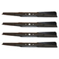 Qty 4: Standard Mower Blade Fits MTD Replaces 742-04244A