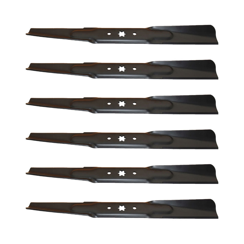 (6) 942-04244X Mower Blades Fits Cub Cadet RZT L 46 RZT S 46 LTX1046M 46" Decks