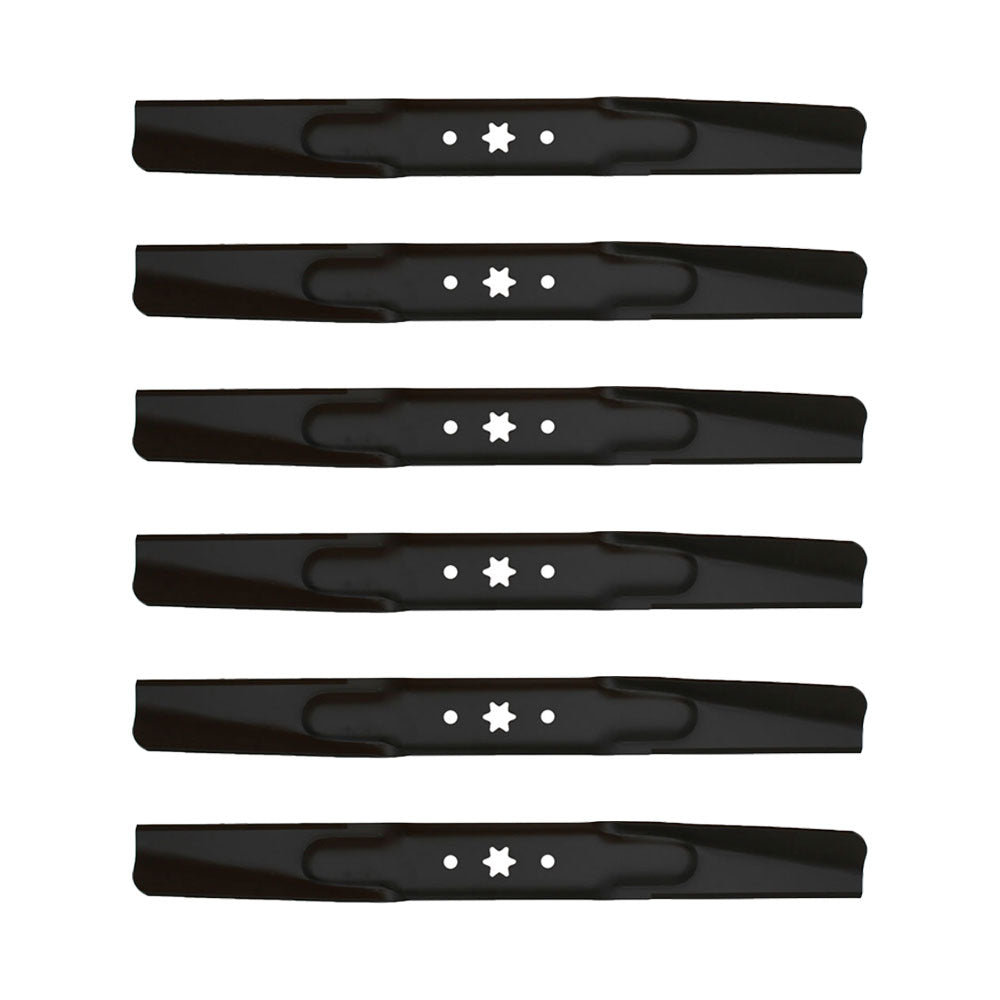 Qty 6: Standard Mower Blade Fits Cub Cadet Replaces 742-04244