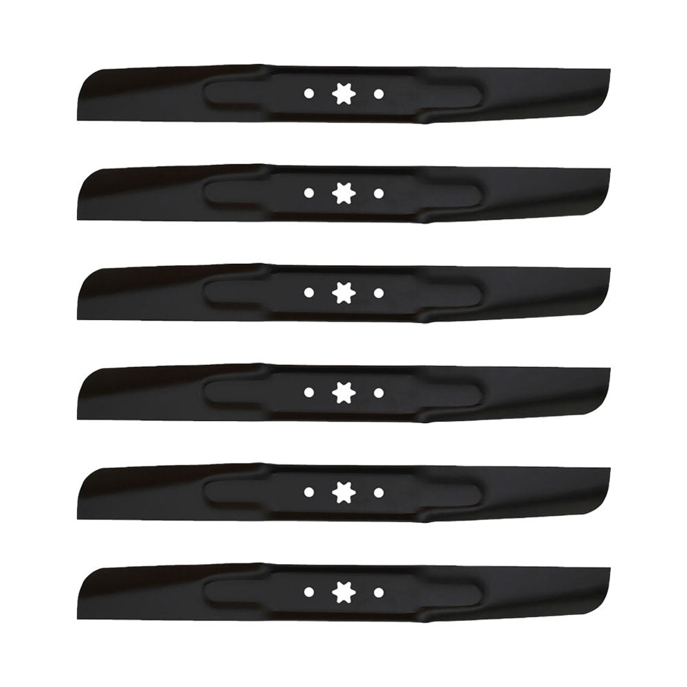 Qty 6: Standard Mower Blade Fits Cub Cadet Replaces 742-04244