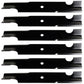 (6) Notched Blades Fits Wright Stander 32" Decks 501121871 71440002 71490001