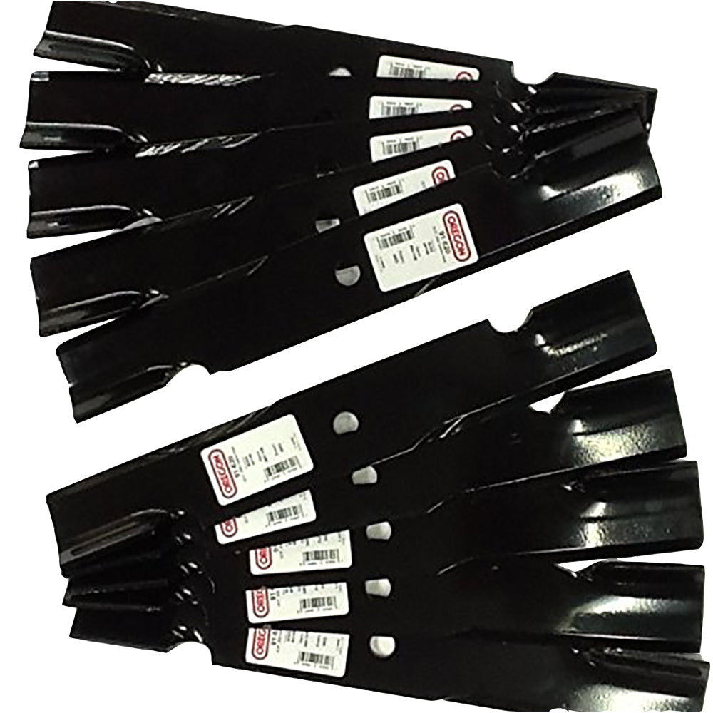 Qty 10: Notched Mower Blade
 Fits Oregon Replaces 91-620