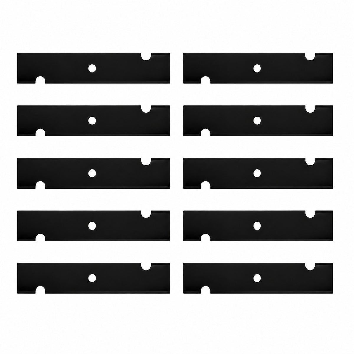 Qty 10: Notched Mower Blade
 Fits Bad Boy Replaces 038-5350-00