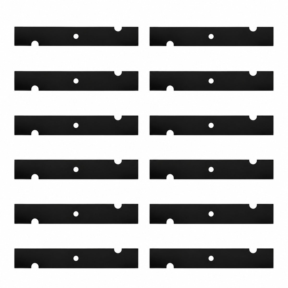 Qty 12: Notched Mower Blade Fits Oregon Replaces 91-620