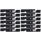 Qty 12: Notched Mower Blade Fits Oregon Replaces 91-620