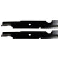 Qty 2: Notched Mower Blade
 Fits Lesco Replaces 021871