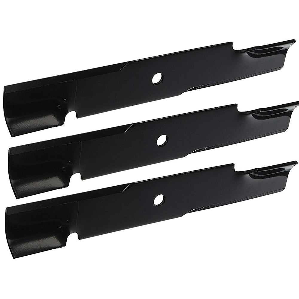 Qty 3: Notched Mower Blade Fits Scag Replaces 48110-NOTCHED