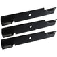 Set of 3 mower blades to fit Snapper 48" 2-9247 7017043 705771 75771 2683470