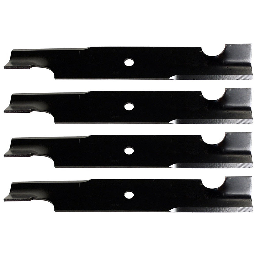 Qty 4: Notched Mower Blade
 Fits Toro Replaces 107-3196-03