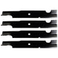 Four 16-1/2" Notched Blades for Scag-Lesco-Great Dane-Wright Lawn Mowers