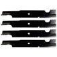 Qty 4: Notched Mower Blade
 Fits Universal Products Replaces 21871