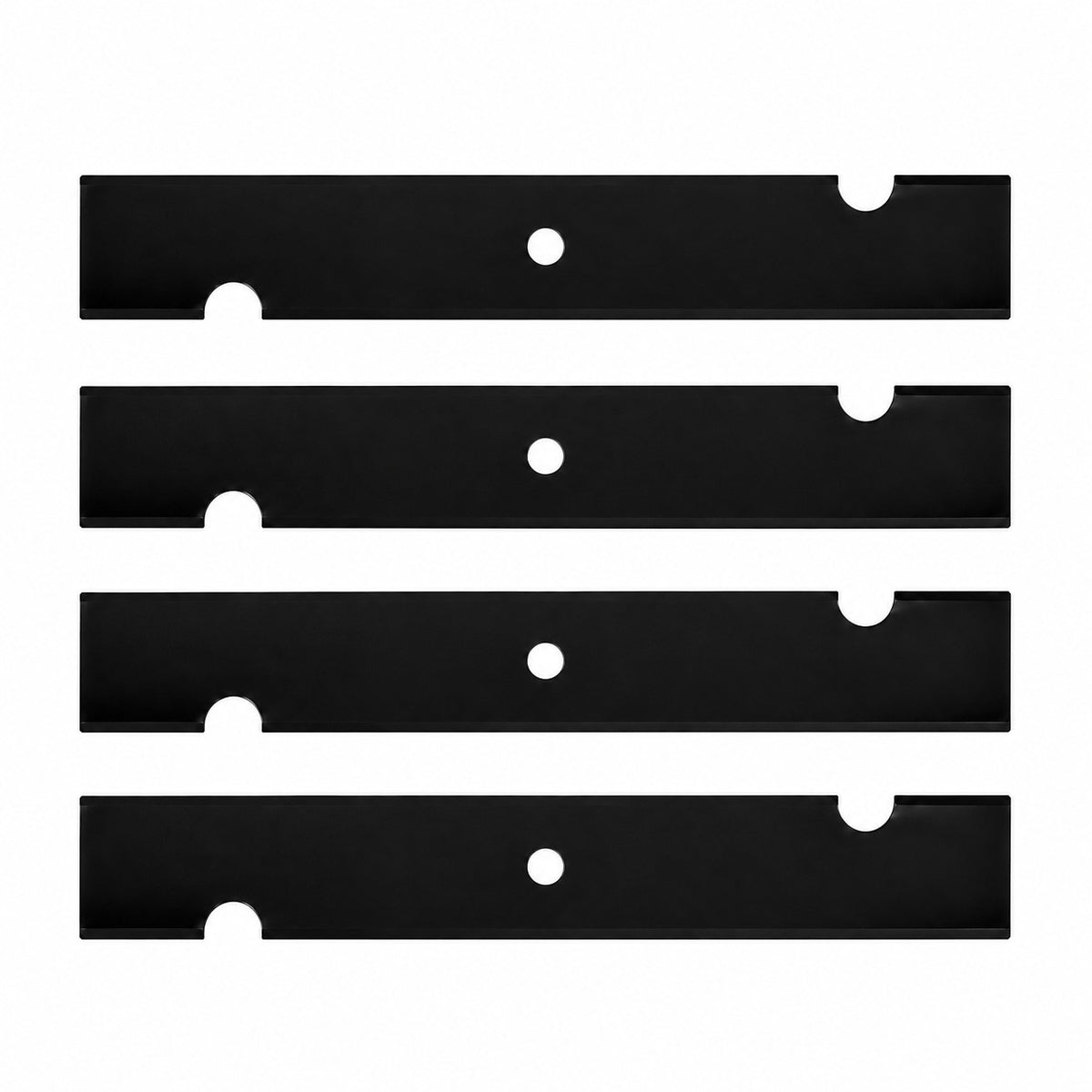 Qty 4: Notched Mower Blade
 Fits Bad Boy Replaces 038-5350-00