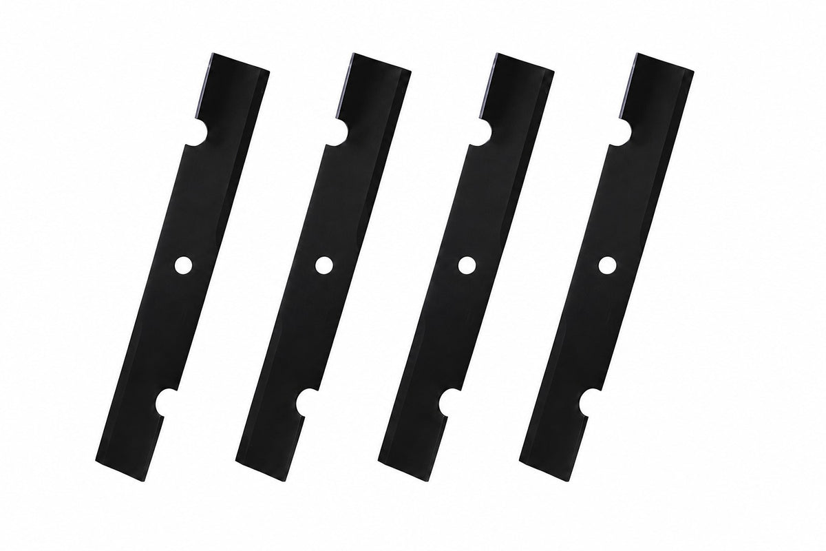 Qty 4: Notched Mower Blade
 Fits Toro Replaces 107-3196-03