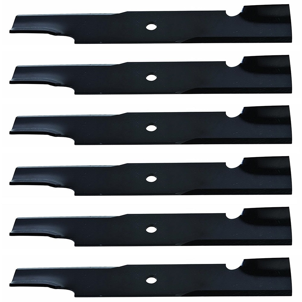 (6) Notched Blades Fits Wright Stander 32" Decks 501121871 71440002 71490001