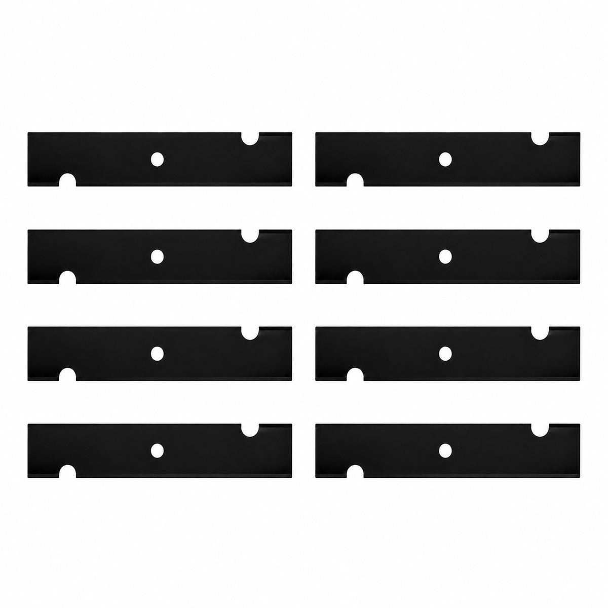 Qty 8: Notched Mower Blade
 Fits Encore Replaces 483035
