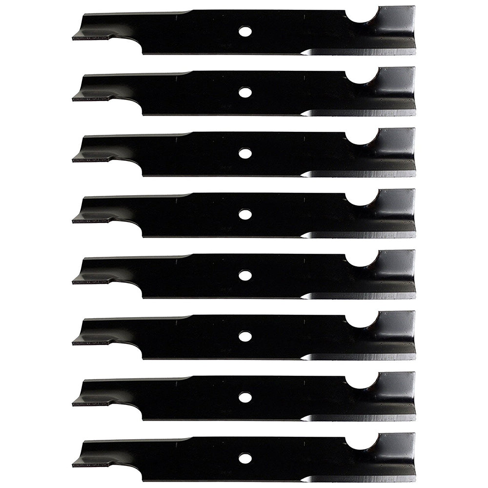 Set of 8 Replacement 16-1/2" Notched Blades for Snapper 32" & 48" Mowers