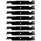 Qty 8: Notched Mower Blade
 Fits Lesco Replaces 021871
