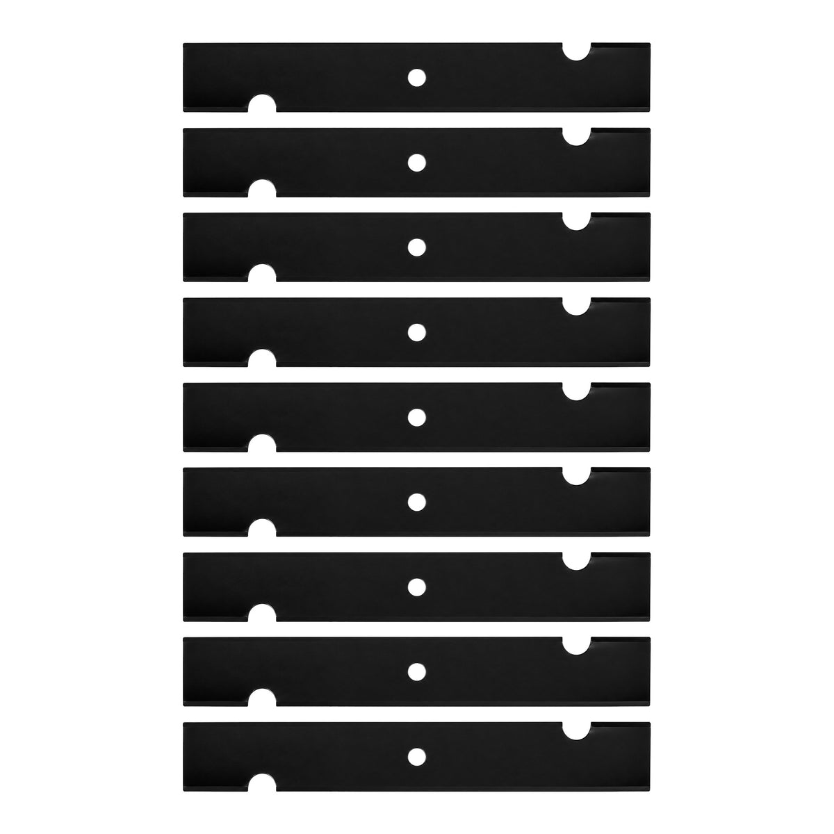 Qty 9: Notched Mower Blade
 Fits Lesco Replaces 021871