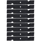 Qty 9: Notched Mower Blade
 Fits Universal Products Replaces 21871